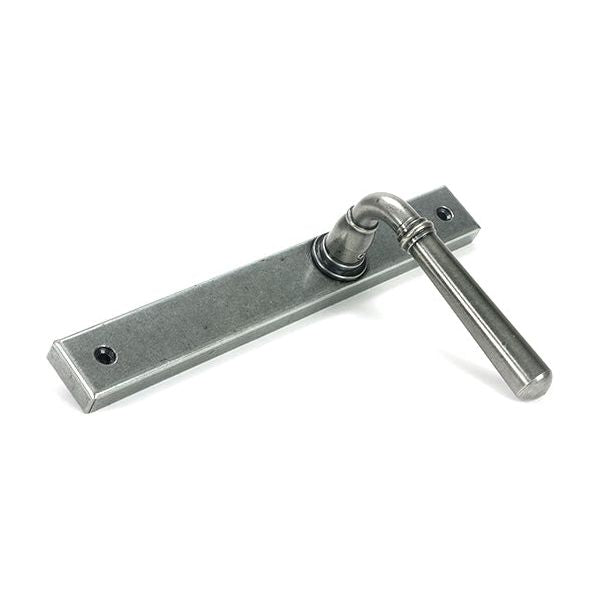 From The Anvil - Pewter Newbury Slimline Lever Espag. Latch Set - 46412