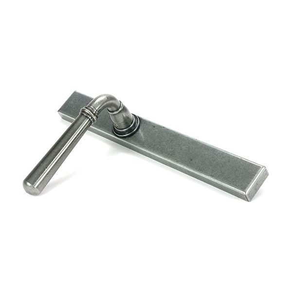 From The Anvil - Pewter Newbury Slimline Lever Espag. Latch Set - 46412