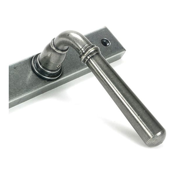 From The Anvil - Pewter Newbury Slimline Lever Espag. Latch Set - 46412