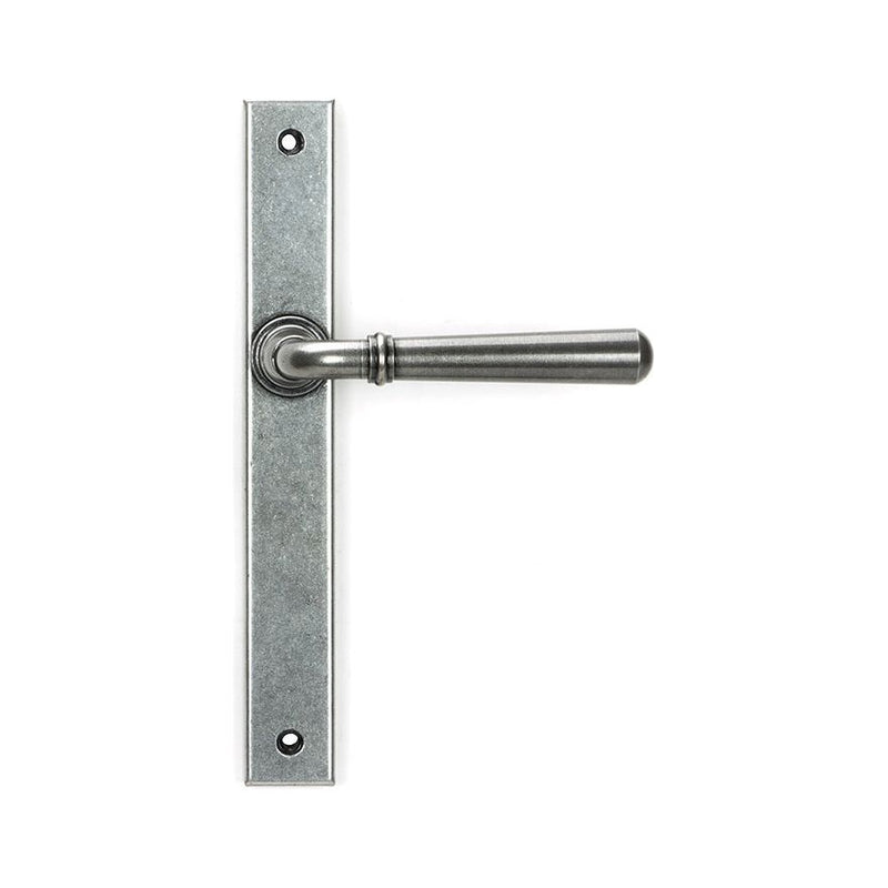 From The Anvil - Pewter Newbury Slimline Lever Espag. Latch Set - 46412