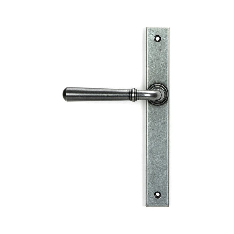 From The Anvil - Pewter Newbury Slimline Lever Espag. Lock Set - 46414