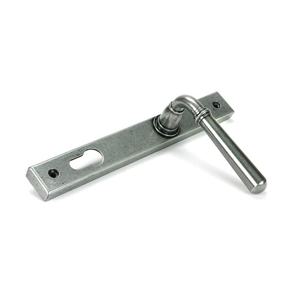 From The Anvil - Pewter Newbury Slimline Lever Espag. Lock Set - 46414