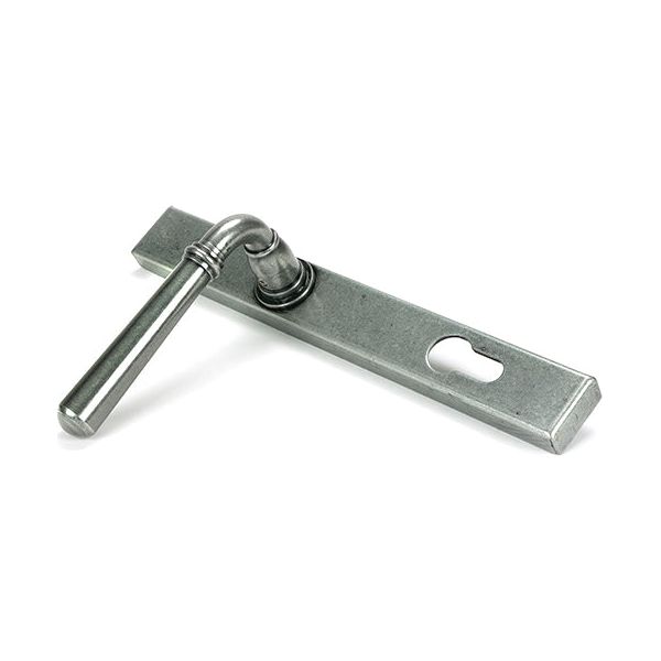 From The Anvil - Pewter Newbury Slimline Lever Espag. Lock Set - 46414