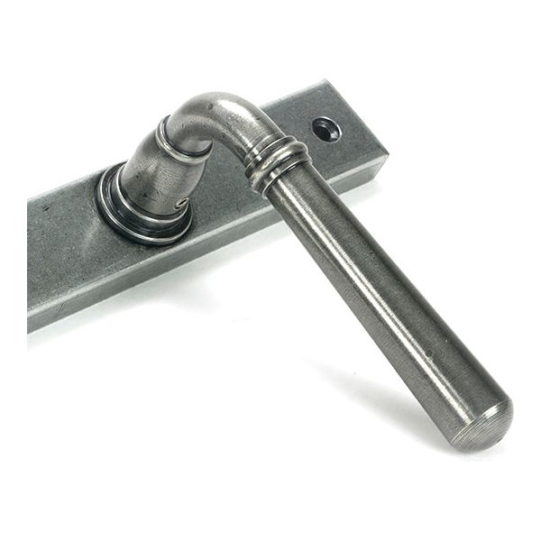 From The Anvil - Pewter Newbury Slimline Lever Espag. Lock Set - 46414