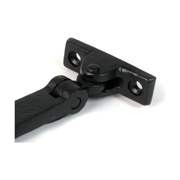 From The Anvil - Matt Black 8" Hammered Newbury Stay - 46476