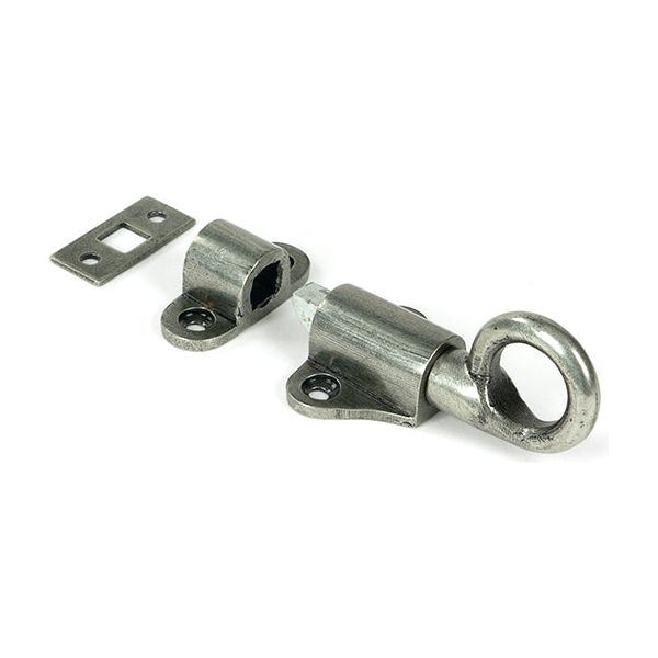 From The Anvil - Pewter Fanlight Catch with two Keeps - 46503