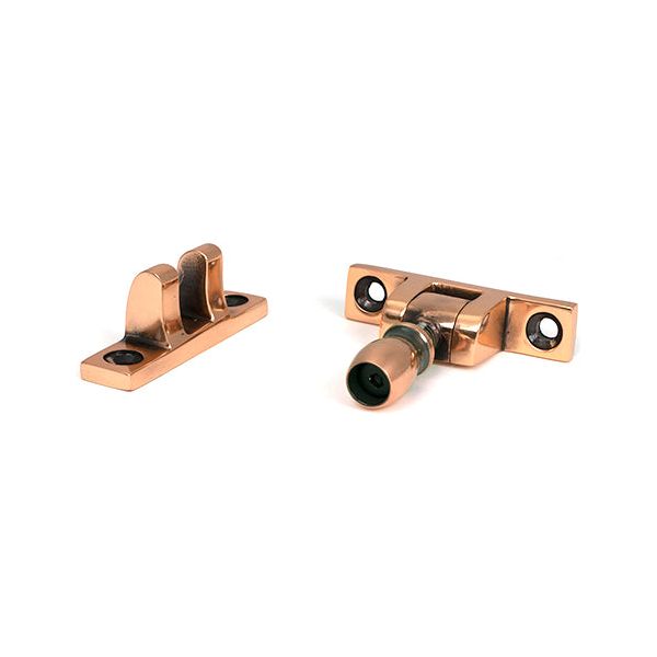 From The Anvil - Polished Bronze Mushroom Brighton Fastener - Narrow (Square) - 46586