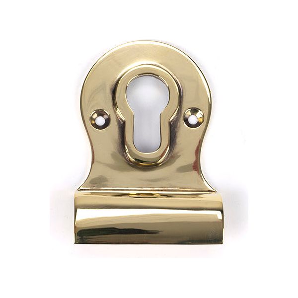 From The Anvil - Aged Brass Euro Door Pull - 46692