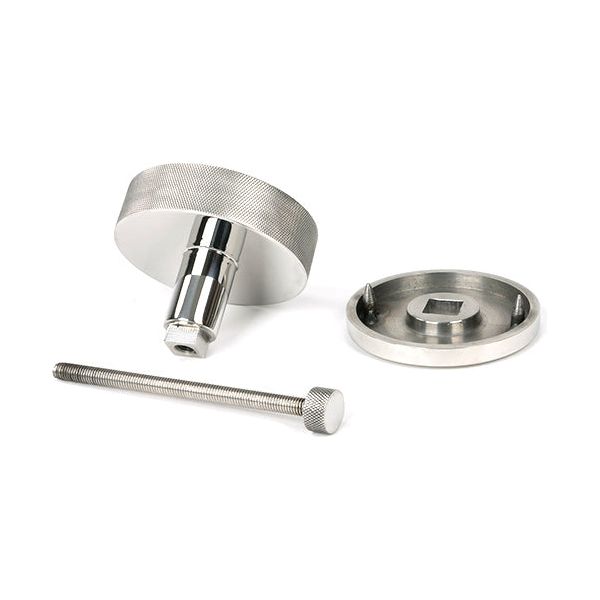 From The Anvil - Polished Marine SS (316) Brompton Centre Door Knob (Beehive) - 46768