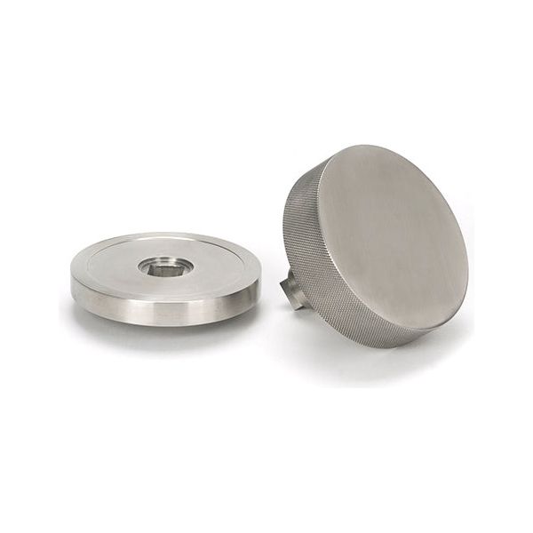 From The Anvil - Satin Marine SS (316) Brompton Centre Door Knob (Plain) - 46770