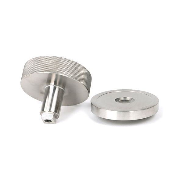 From The Anvil - Satin Marine SS (316) Brompton Centre Door Knob (Plain) - 46770