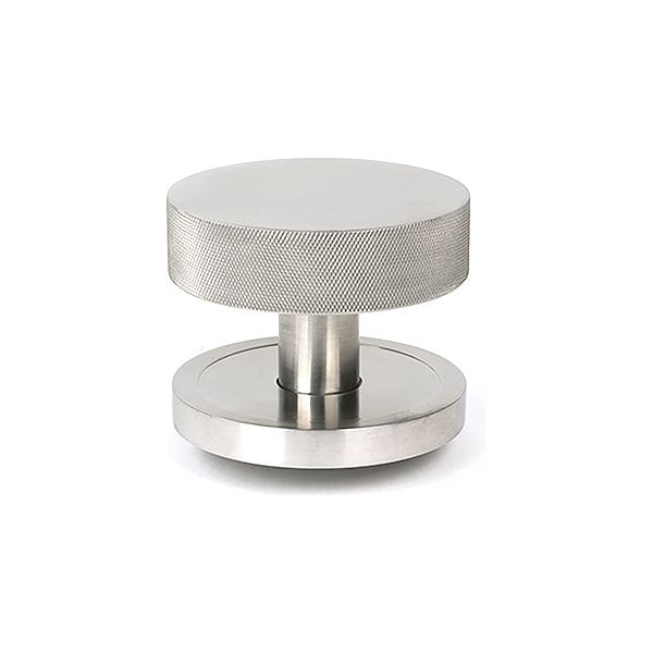 From The Anvil - Satin Marine SS (316) Brompton Centre Door Knob (Plain) - 46770