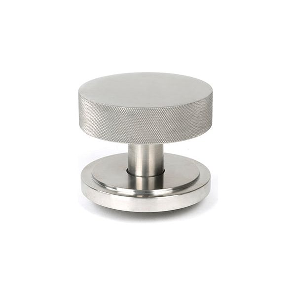 From The Anvil - Satin Marine SS (316) Brompton Centre Door Knob (Art Deco) - Satin Marine SS (316)  - 46771