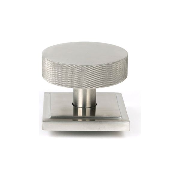 From The Anvil - Satin Marine SS (316) Brompton Centre Door Knob (Square) - Satin Marine SS (316)  - 46773