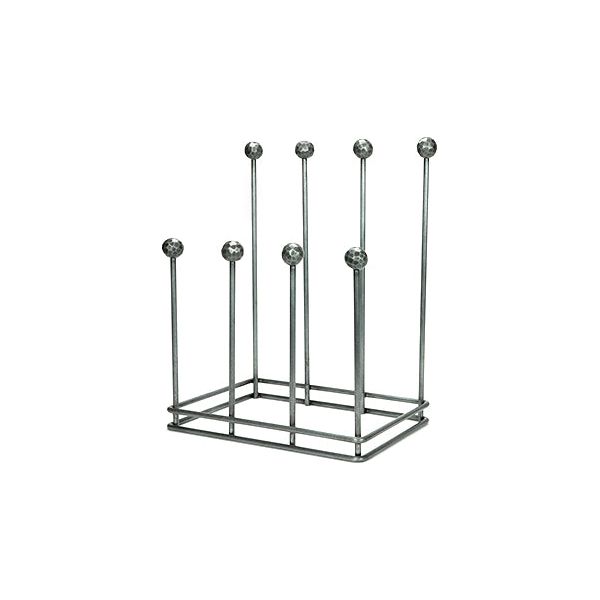 From The Anvil - Pewter Four Pair Boot Rack - Pewter Patina  - 47107