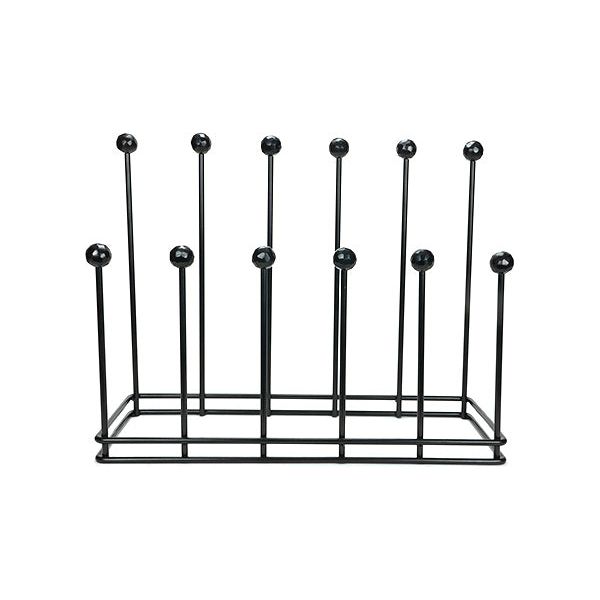 From The Anvil - Pewter Six Pair Boot Rack - Pewter Patina  - 47109