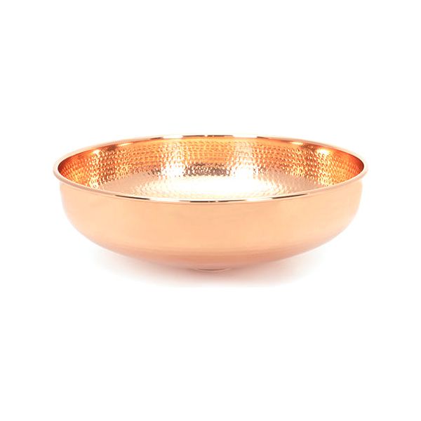 From The Anvil - Hammered Copper Round Sink - Hammered Copper  - 47197