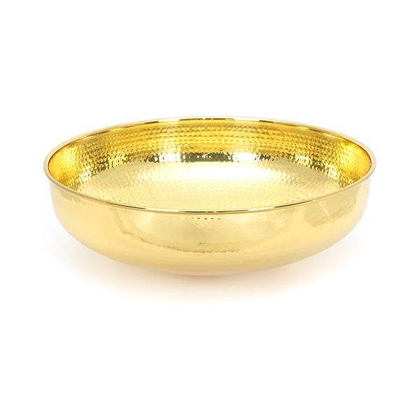 From The Anvil - Hammered Brass Round Sink - Hammered Brass  - 47199