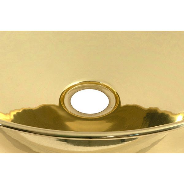 From The Anvil - Smooth Brass Round Sink - Smooth Brass  - 47202