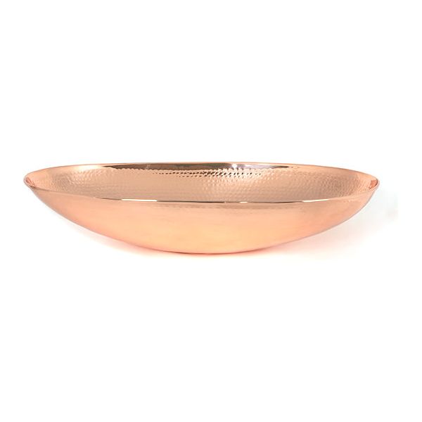 From The Anvil - Hammered Copper Oval Sink - Hammered Copper  - 47203