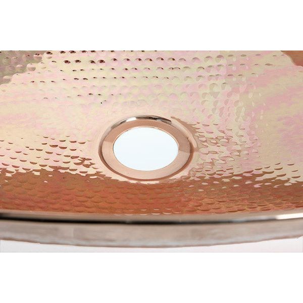 From The Anvil - Hammered Copper Oval Sink - Hammered Copper  - 47203