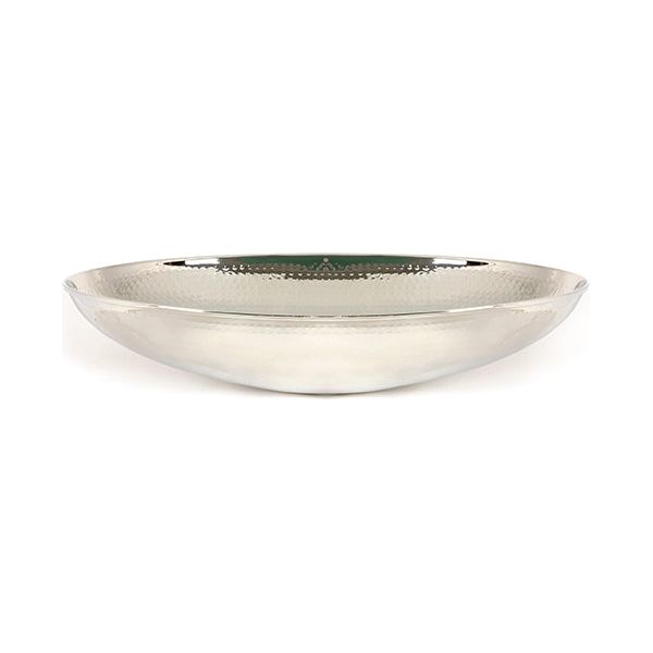 From The Anvil - Hammered Nickel Oval Sink - Hammered Nickel  - 47204