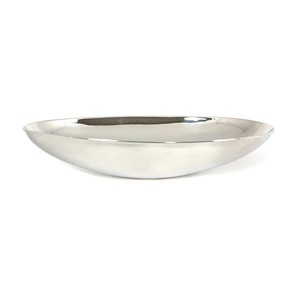 From The Anvil - Smooth Nickel Oval Sink - Smooth Nickel  - 47207