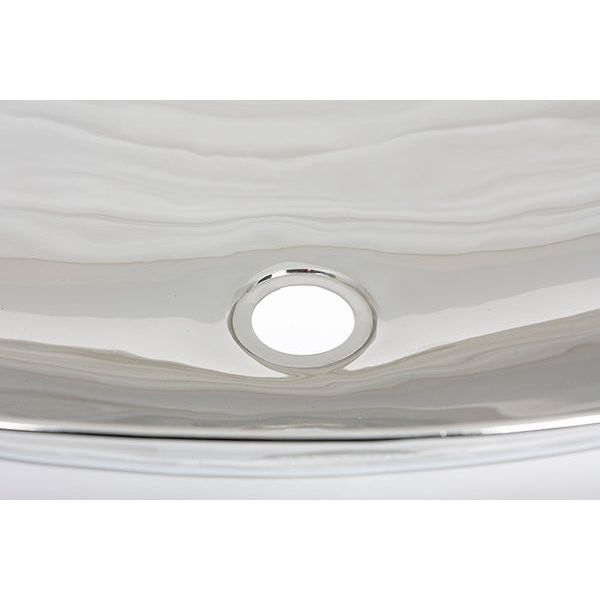 From The Anvil - Smooth Nickel Oval Sink - Smooth Nickel  - 47207