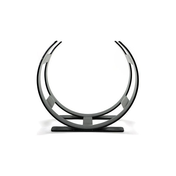 From The Anvil - Matt Black Curved Log Holder - Small - Matt Black  - 47209