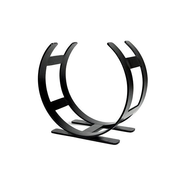 From The Anvil - Matt Black Curved Log Holder - Small - Matt Black  - 47209