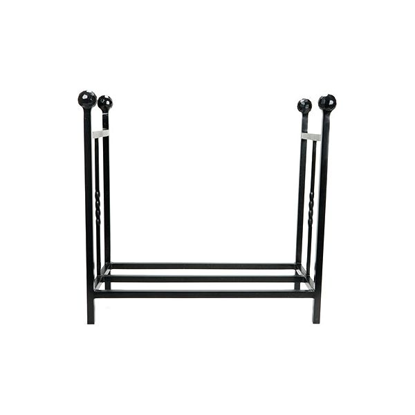 From The Anvil - Matt Black Rectangular Log Holder - Matt Black  - 47213