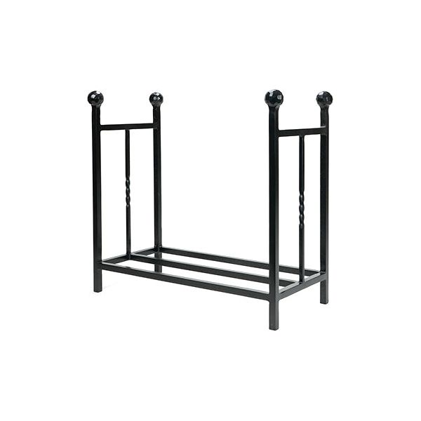 From The Anvil - Matt Black Rectangular Log Holder - Matt Black  - 47213