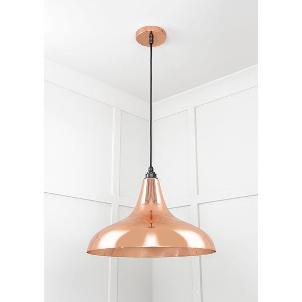 From The Anvil - Smooth Copper Frankley Pendant - Smooth Copper  - 49720