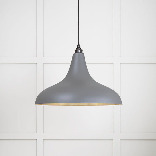 From The Anvil - Smooth Brass Frankley Pendant in Dingle - Smooth Brass  - 49722SDI