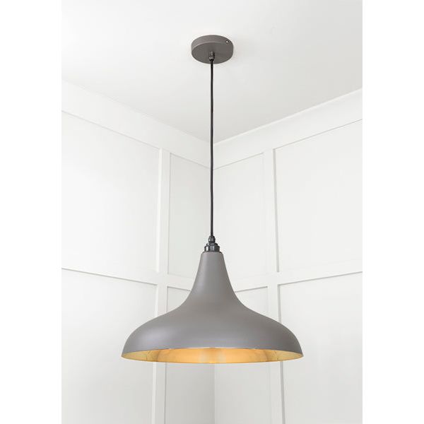 From The Anvil - Smooth Brass Frankley Pendant in Bluff - Smooth Brass  - 49722SBL