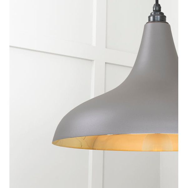 From The Anvil - Smooth Brass Frankley Pendant in Bluff - Smooth Brass  - 49722SBL