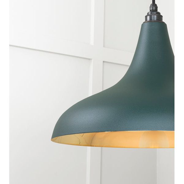 From The Anvil - Smooth Brass Frankley Pendant in Dingle - Smooth Brass  - 49722SDI