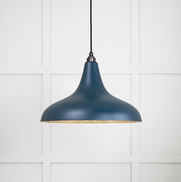 From The Anvil - Smooth Brass Frankley Pendant in Elan Black - Smooth Brass  - 49722SEB