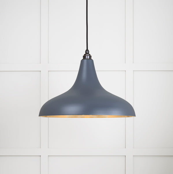 From The Anvil - Smooth Brass Frankley Pendant in Slate - Smooth Brass  - 49722SSL