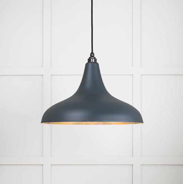 From The Anvil - Smooth Brass Frankley Pendant in Soot - Smooth Brass  - 49722SSO