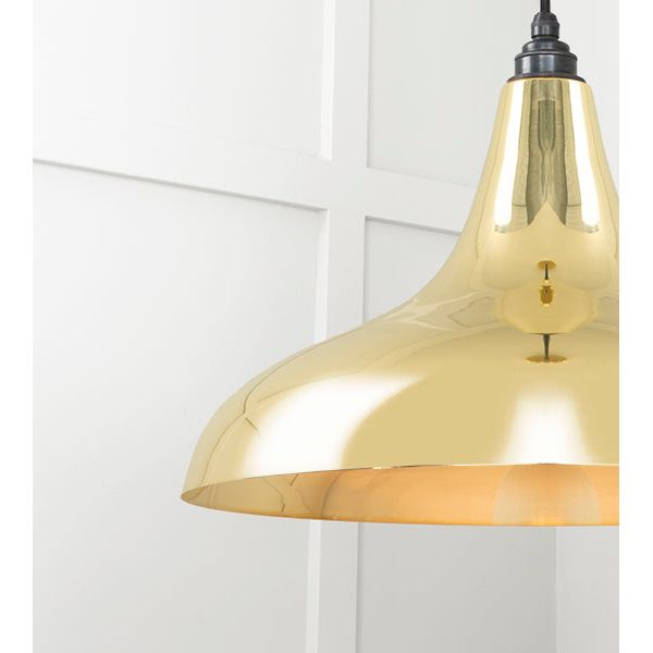 From The Anvil - Smooth Brass Frankley Pendant - Smooth Brass  - 49722