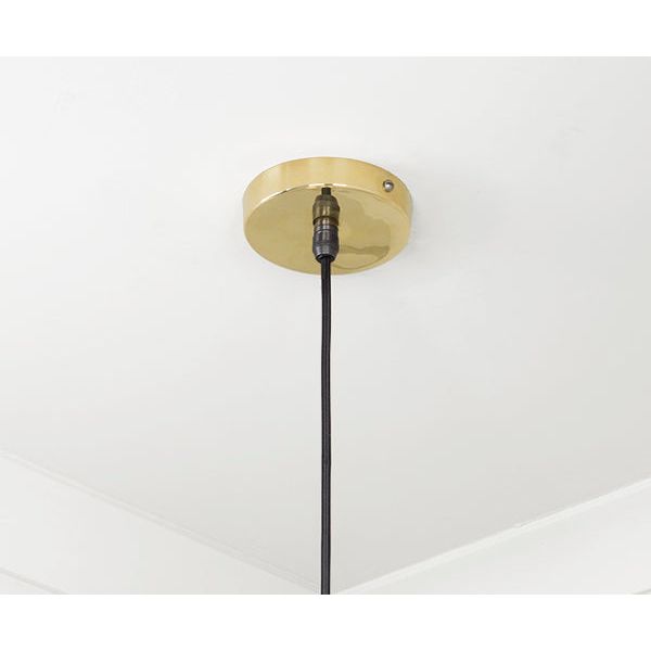 From The Anvil - Smooth Brass Frankley Pendant - Smooth Brass  - 49722