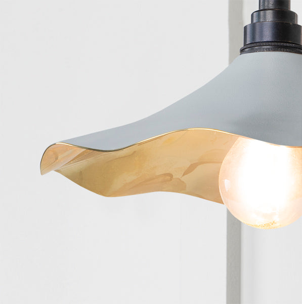 From The Anvil - Smooth Brass Flora Wall Light in Birch - Smooth Brass  - 49725SBI