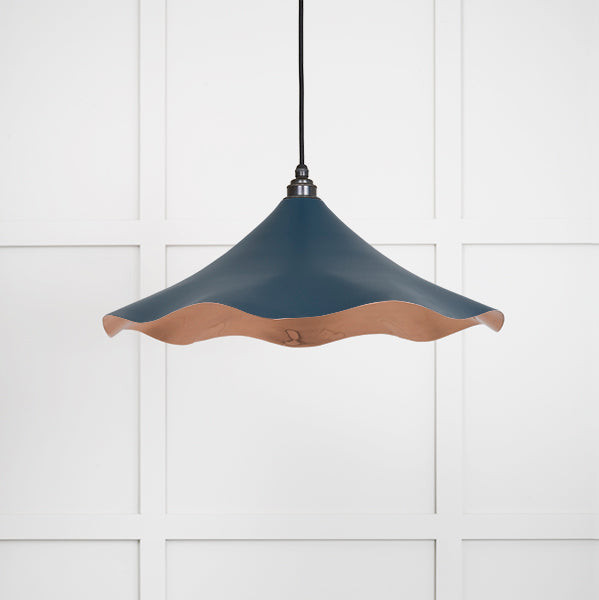 From The Anvil - Smooth Copper Flora Pendant in Elan Black - Smooth Copper  - 49729SEB