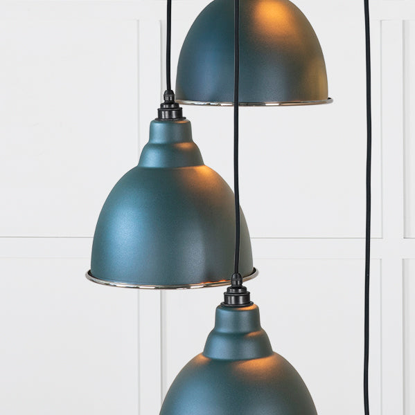 From The Anvil - Smooth Nickel Brindley Cluster Pendant in Dingle - Smooth Nickel  - 49737SDI