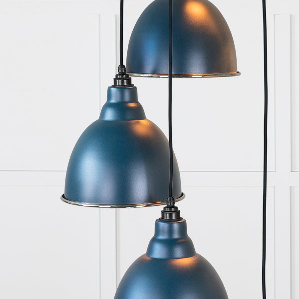 From The Anvil - Smooth Nickel Brindley Cluster Pendant in Dusk - Smooth Nickel  - 49737SDU
