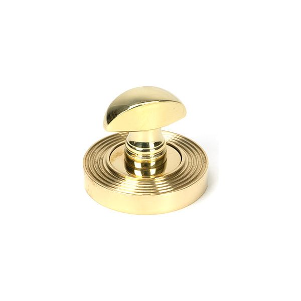 From The Anvil - Round Thumbturn Set (Beehive) - Polished Brass - 50752