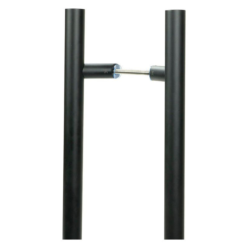 From The Anvil - 0.6m Offset T Bar Handle B2B 32mm Diameter - Matt Black - 50787