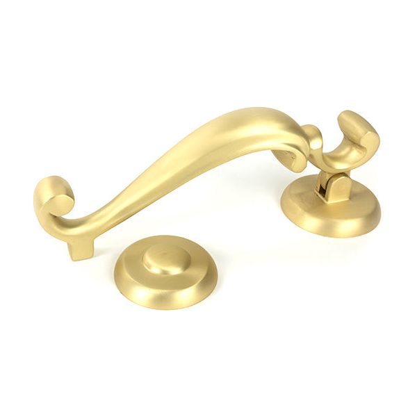 From The Anvil - Satin Brass Brompton Door Knocker - Satin Brass  - 50885