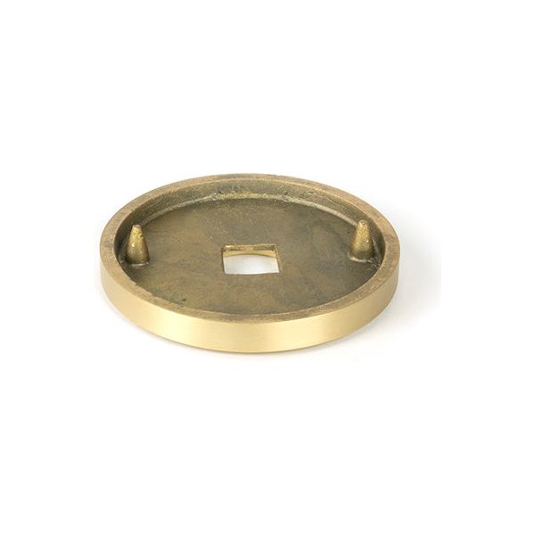 From The Anvil - Satin Brass Brompton Centre Door Knob (Plain) - Satin Brass  - 50893